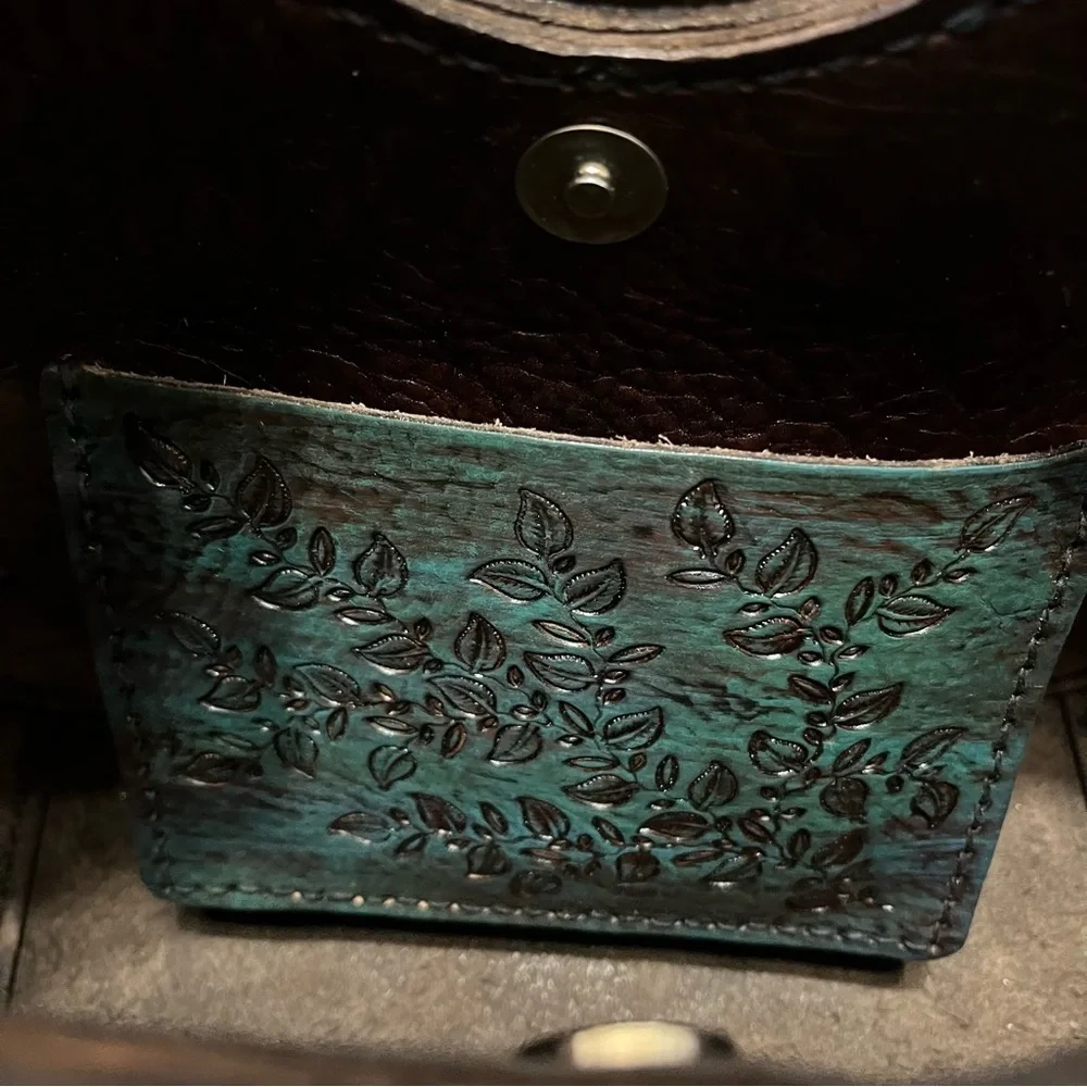 Beautiful Handmade Shoulder Bag Embossed